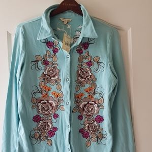 Stetson Embroidered Top